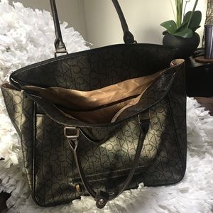 Calvin Klein large travel tote
